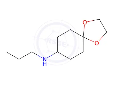 Chemical structure of n-Propyl-1,4-dioxaspiro[4.5]decan-8-amine