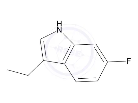 Chemical structure of 3-Ethyl-6-fluoro-1h-indole