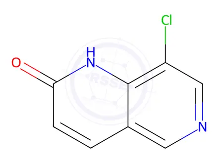 Chemical structure of 1,6-Naphthyridin-2(1H)-one, 8-chloro-