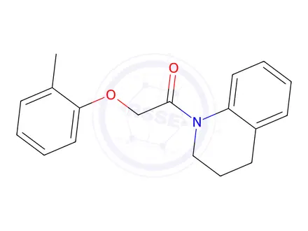 Chemical structure of 1-(3,4-Dihydroquinolin-1(2H)-yl)-2-(o-tolyloxy)ethanone