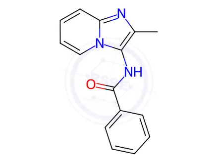 Chemical structure of Benzamide, N-(2-methylimidazo[1,2-a]pyridin-3-yl)-(9CI)