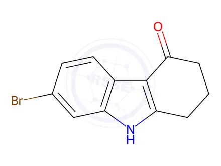 Chemical structure of 7-Bromo-1,2,3,9-tetrahydro-4H-carbazol-4-one