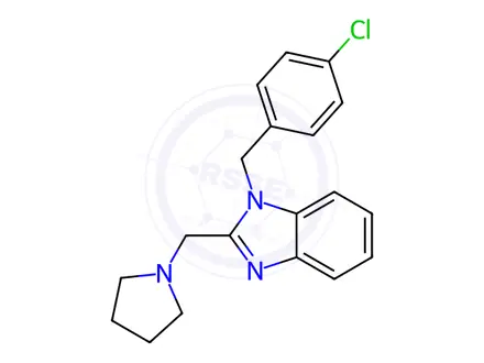 Chemical structure of Crimidazole in methanol