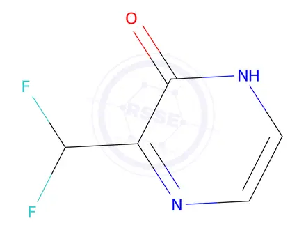Chemical structure of 3-(Difluoromethyl)pyrazin-2(1H)-one