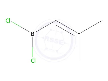 Chemical structure of Dichloro(2-methyl-1-propenyl)borane