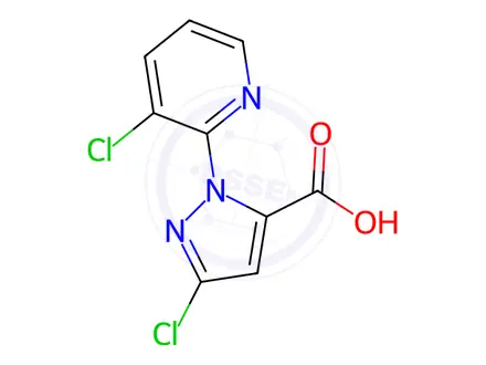 Chemical structure of Chlorantraniliprole Impurity 14