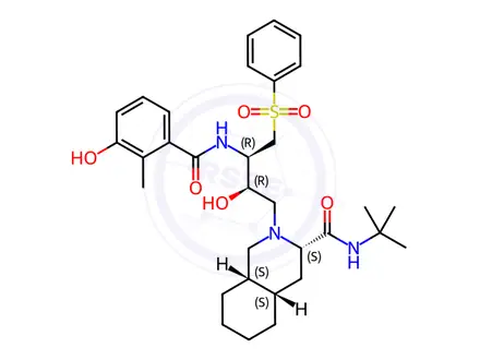 Chemical structure of Nelfinavir Impurity 3
