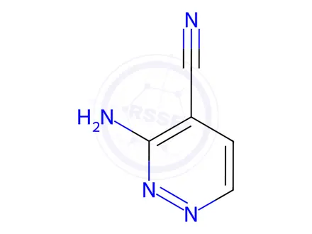 Chemical structure of 3-Aminopyridazine-4-carbonitrile