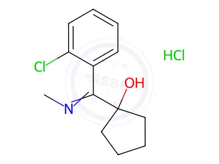 Chemical structure of Ketamine EP Impurity A (HCl Salt)