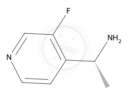 Chemical structure of (R)-1-(3-Fluoropyridin-4-yl)ethan-1-amine