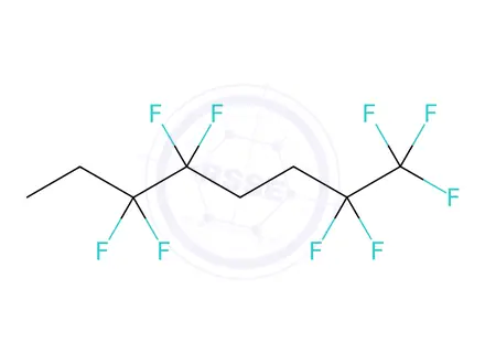Chemical structure of 1,1,1,2,2,5,5,6,6-Nonafluorooctane