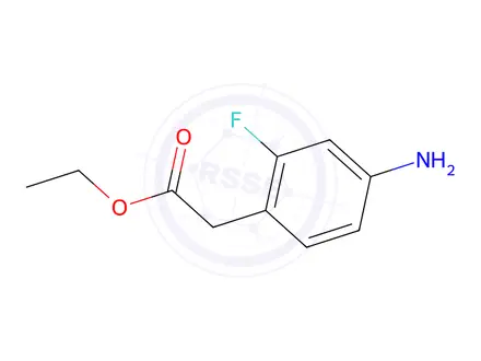 Chemical structure of Ethyl 2-(4-amino-2-fluorophenyl)acetate