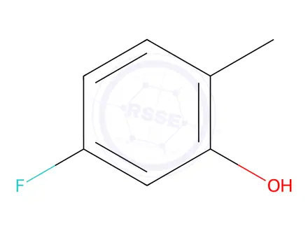 Chemical structure of 5-Fluoro-2-methylphenol