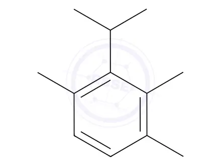Chemical structure of trimethylcumene