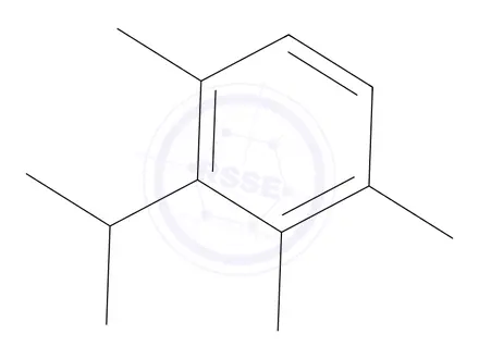 Chemical structure of trimethylcumene
