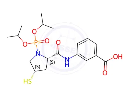 Chemical structure of Ertapenem Impurity DIPP