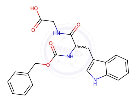 Chemical structure of Z-TRP-GLY-OH