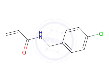 Chemical structure of N-(4-chlorobenzyl)acrylamide