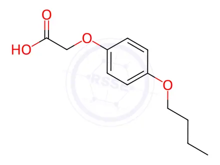 Chemical structure of (4-butoxyphenoxy)acetic Acid