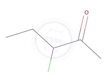 Chemical structure of 3-chloropentan-2-one