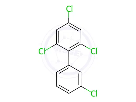 Chemical structure of 2,3',4,6-Tetrachlorobiphenyl