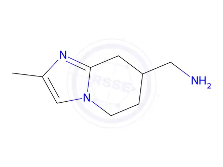 Chemical structure of (2-methyl-5,6,7,8-tetrahydroimidazo[1,2-a]pyridin-7-yl)methanamine