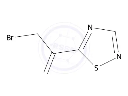 Chemical structure of 2-Bromo-1-(1,2,4-thiadiazol-5-yl)ethanone