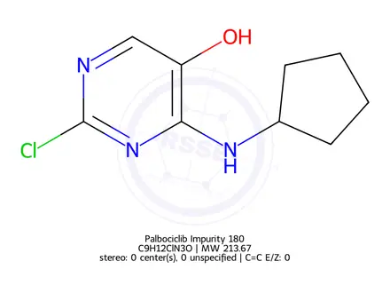 Chemical structure of Palbociclib Impurity 180