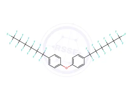 Chemical structure of 1,1'-Oxybis[4-(tridecafluorohexyl)benzene