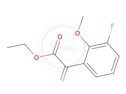 Chemical structure of Ethyl 2-(3-fluoro-2-methoxyphenyl)-2-oxoacetate