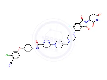 Chemical structure of Bavdegalutamide