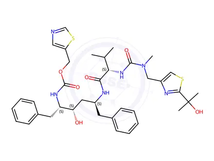 Chemical structure of Ritonavir EP Impurity E