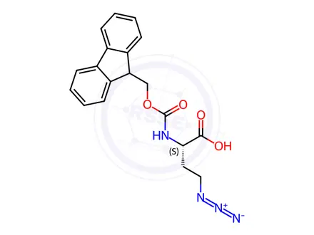 Chemical structure of Fmoc-L-Aha-OH