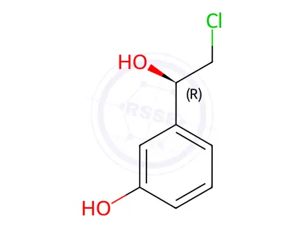 Chemical structure of (R)-3-(2-chloro-1-hydroxyethyl)phenol