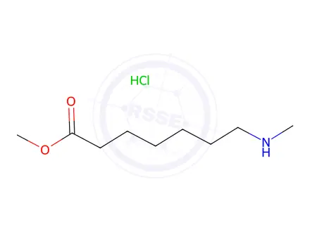Chemical structure of Methyl 7-(methylamino)heptanoate hydrochloride