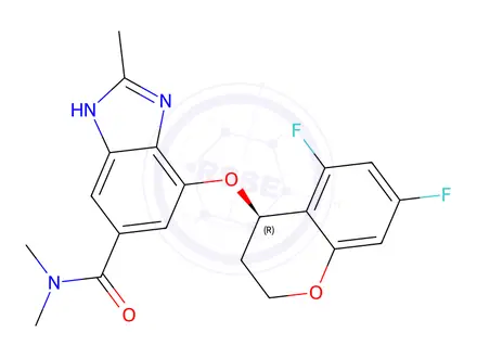 Chemical structure of (R)-Tegoprazan