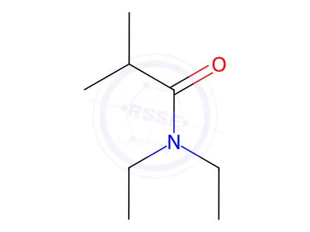 Chemical structure of PropanaMide, N,N-diethyl-2-Methyl-