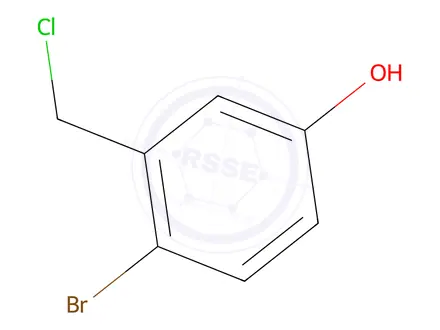 Chemical structure of 4-Bromo-3-(chloromethyl)phenol