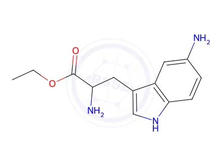 Chemical structure of 5-Amino-DL-tryptophan Ethyl Ester