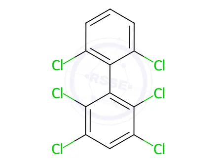 Chemical structure of 2,2',3,5,6,6'-Hexachlorobiphenyl