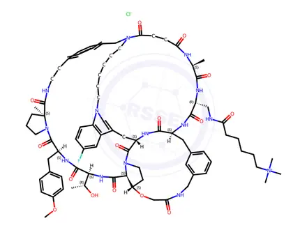 Chemical structure of Enlicitide chloride