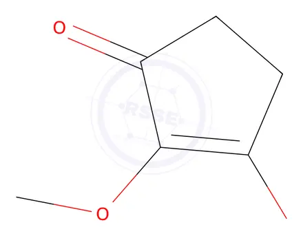 Chemical structure of 2-Cyclopenten-1-one,3-hydroxy-2-methoxy-(6CI,9CI)