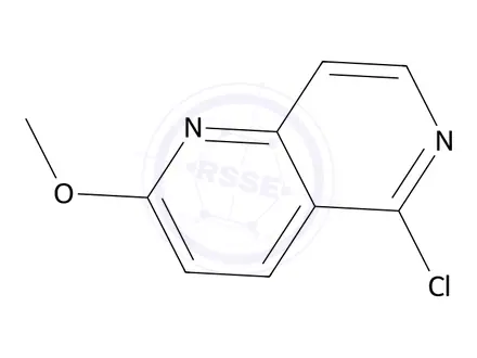 Chemical structure of 5-Chloro-2-methoxy-1,6-naphthyridine