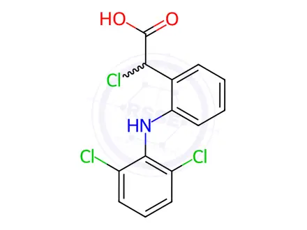 Chemical structure of Diclofenac Impurity 9