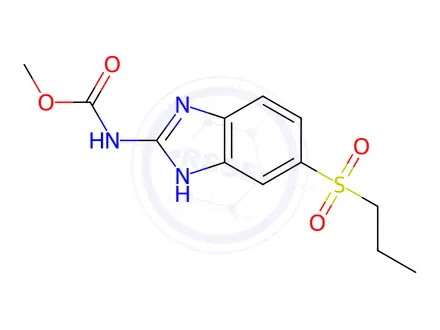 Chemical structure of Albendazole Sulfone