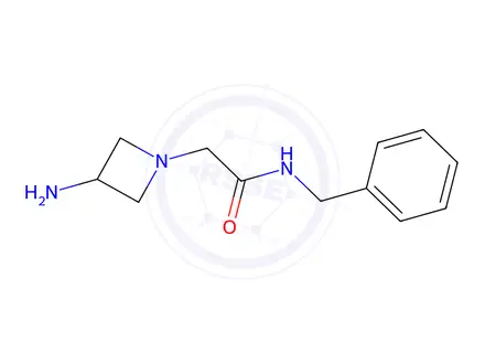 Chemical structure of 2-(3-aminoazetidin-1-yl)-n-benzylacetamide