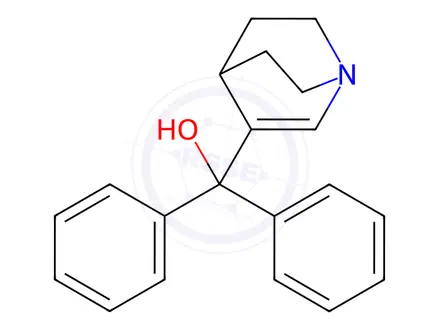 Chemical structure of (1-Azabicyclo[2.2.2]oct-2-en-3-yl)diphenylmethanol