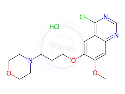 Chemical structure of Gefitinib Impurity 14 (HCl salt)