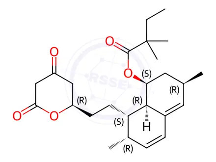 Chemical structure of Simvastatin Impurity 48