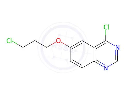 Chemical structure of 4-Chloro-6-(3-chloropropoxy)quinazoline